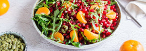 Arugula pomegranate salad