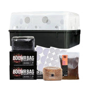 'Boomr Bin' Monotub Mushroom Grow Kit Components